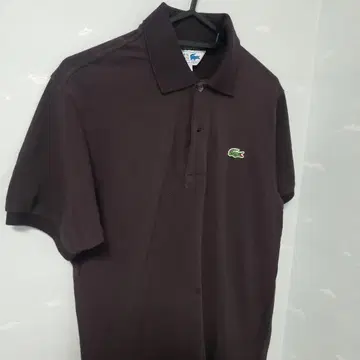 [ LACOSTE x SHIPS ] 다크 브라운 피케 셔츠 XS 사이즈