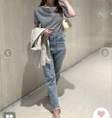드레이프 넥 오프숄더 티셔츠