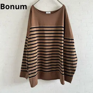 Bonum 보남 바스크 보더 백산 풀오버 새상품급