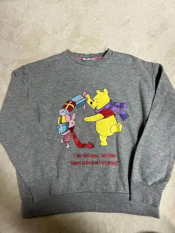 USA 구제 의류 푸우와 피글렛 맨투맨 M