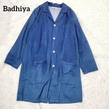 badhiya 바디야 데님 샵코트 데님 코트 란치키 파랑