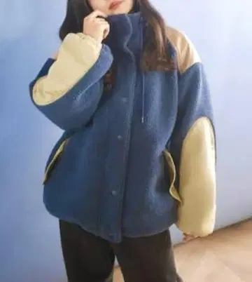 searoomlynn 컬러 블록 보아 자켓