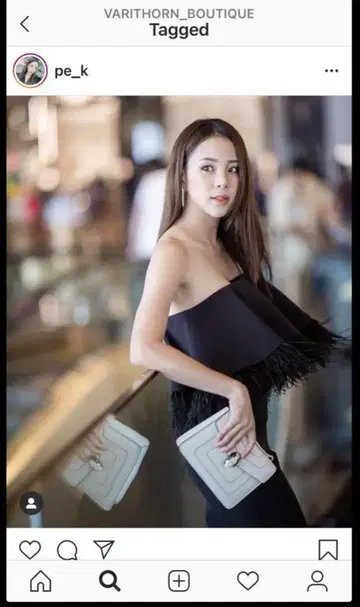 페더 프린지 장식 블랙 점프수트