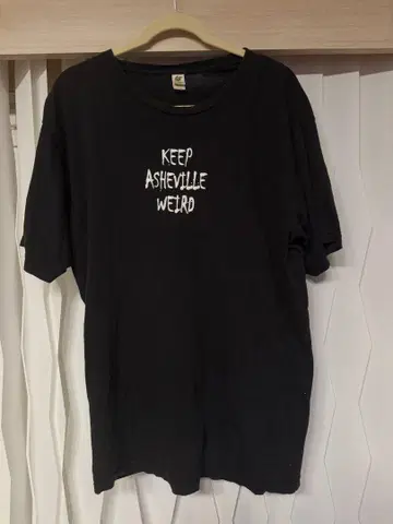 KEEP ASHEVILLE WEIRD 티셔츠 X-LARGE 90s