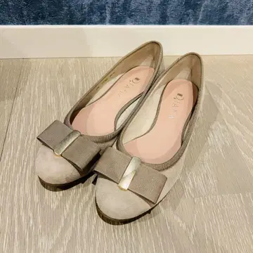 미사용 새상품 23.5cm 다이애나 DIANA 리본 플랫슈즈