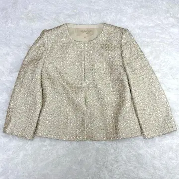 새상품급 잠바티스타 발리 실크 자켓 트위드 이탈리아 골드
