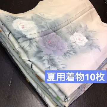 [기모노 묶음 판매] 여름용 기모노 10장 리메이크 소재 핸드메이드용