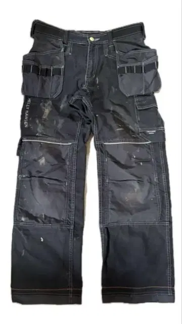 HELLY HANSEN 워크 팬츠 블랙 카고 팬츠