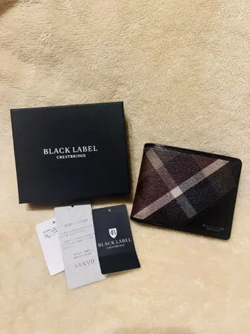 BLACK LABEL CRESTBRIDGE 접이식 지갑