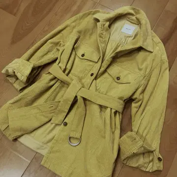 spick&span 코듀로이 자켓 머스타드