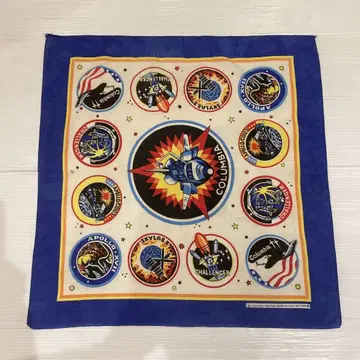 70s 80s 우주 vintage 반다나 빈티지 USA제