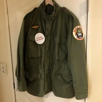 ALPHA사제 M-65 필드 자켓 택시 운전사 사양 라이너 부착