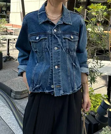 미사용 택 포함 두두의 숏 기장 G 재킷
