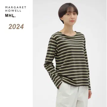 [ 2024/정가 1.7만 ] 마가렛호웰 MHL. 보더 티셔츠