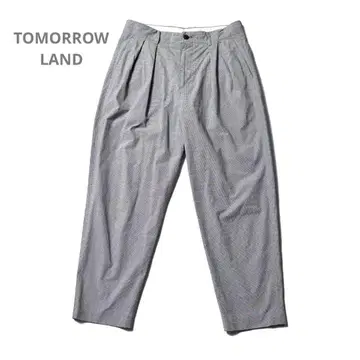 투모로우랜드 코튼 나일론 턱 와이드 테이퍼드 팬츠 CORDURA