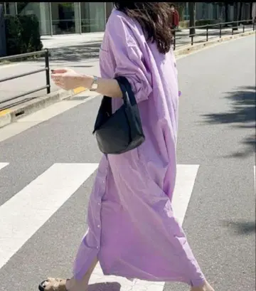 시너리 셔츠 원피스
