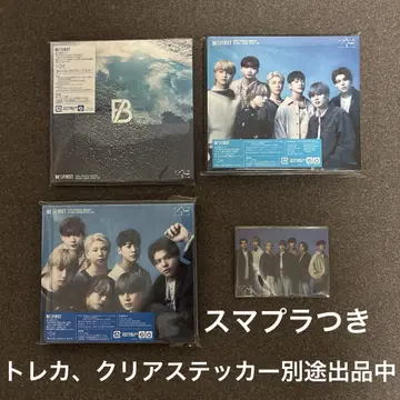 BE:FIRST  CD MV반 LIVE반 클리어 스티커 집합