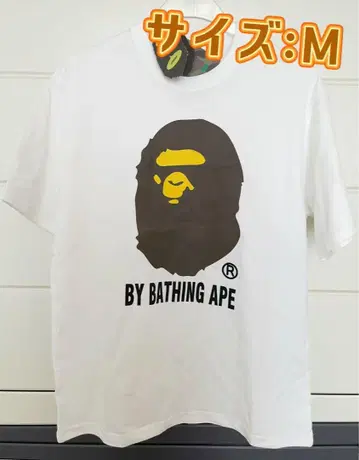 BY BATHING APE 티셔츠 M 사이즈 화이트&091