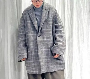 journalstandard luxe 그랑마 체크 오버 사이즈 자켓