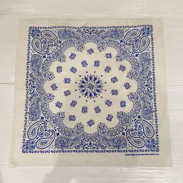 레어 NOS 80s 라메 vintage 반다나 빈티지 USA 제조