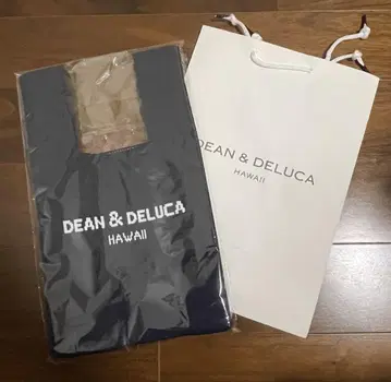 새상품 DEAN & DELUCA 하와이 카카아코 한정판 니트 백 네이비