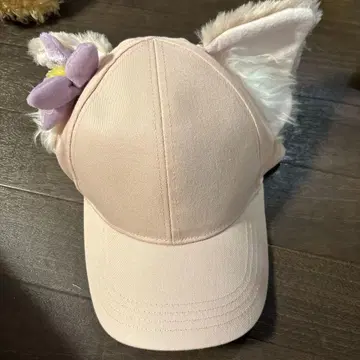 지나벨 귀 달린 핑크 캡