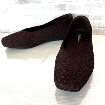 [ 레어 사이즈 ] 새상품급 빅 42 비바 비아 플랫슈즈 스퀘어토