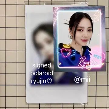 ITZY 사인 포함 폴라로이드 voltage 폴라로이드