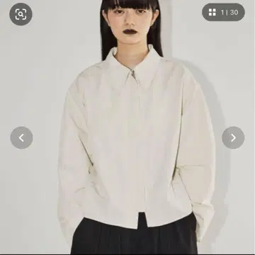 워셔블 지퍼 블루종 todayful