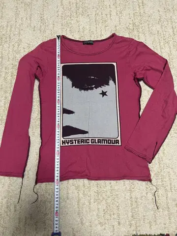 HYSTERIC GLAMOUR 긴팔T셔츠 핑크