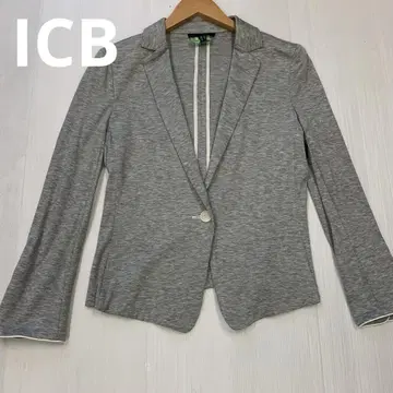 ICB 그레이 테일러드 자켓 스트레치 소재