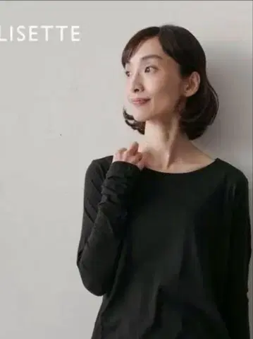 LISSETTE 블랙 긴팔T셔츠 세라피나 르 랑 누아르 38