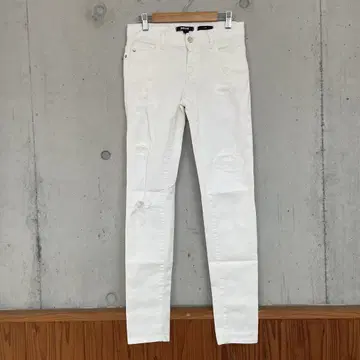 새상품급 저스트 카발리 JUST cavalli 스키니 데님 팬츠 화이트