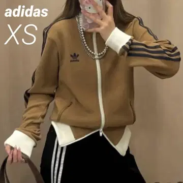 [ 미사용 새상품 ] adidas 와플 트랙탑 브라운 XS KB8952