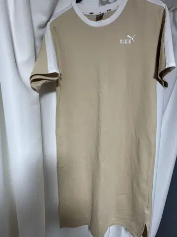 PUMA 베이지 반팔 원피스