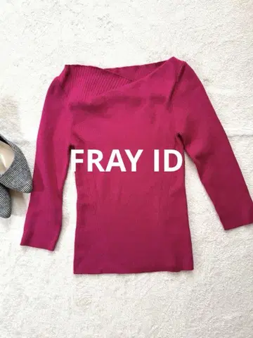 프레이아이디 FRAY.ID 캐시미어 혼방 보트넥 니트