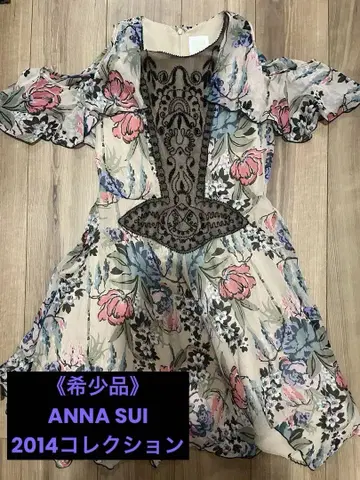 ANNA SUI 2014 컬렉션 꽃무늬 원피스
