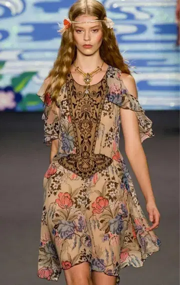 [ 레어템 ] ANNA SUI 2014 컬렉션 꽃무늬 원피스