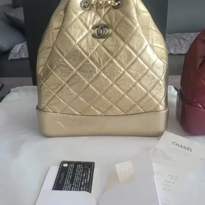 샤넬 가브리엘 백팩 골드540 버건디480판완 사진 3