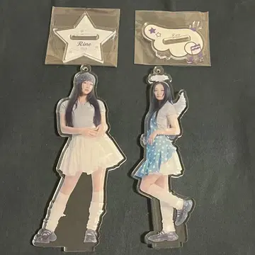 이기가리 도호쿠산 기타미 리네 이기가리 카페 아크릴 스탠드 2종 세트