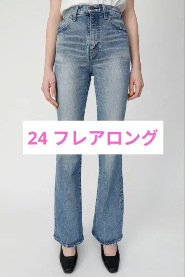 moussy 마우지 MVS FLARE Long 데님 24 플레어 롱