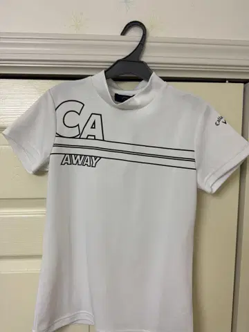 Callaway 골프웨어 여성용 S 사이즈 화이트 모크넥