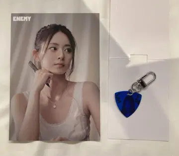 TWICE 쯔위 ENEMY 랜덤 피크 키링 &랜덤 트레카