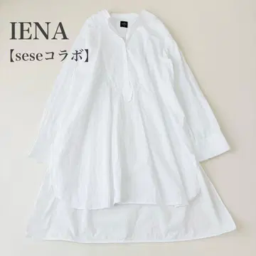 IENA 이에나 sese 밴드 카라 셔츠 블라우스 화이트