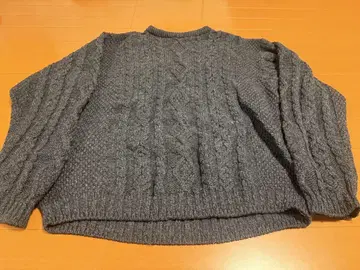 80s LL 비 XL 아일랜드 피셔맨 스웨터 아란 니트