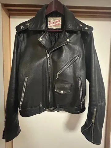 MAY WAY MAN BY666/가죽 자켓 블루종/40/