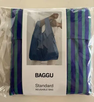 baggu 스트라이프 제이드