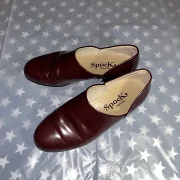 HARUTA 로퍼 스포크 신발 23 가죽 버건디 Y0973