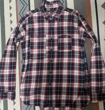 ENGINEERED GARMENTS 워크 셔츠 플란넬 셔츠 S