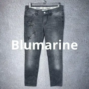 Blumarine blugirl 스터드 스키니 데님 그레이 이탈리아제